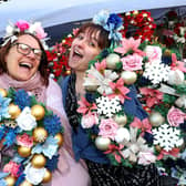The Lee-on-the-Solent Christmas event. Pictured are Anita Donoghue and Megan Shellis on the flower stall.

25th November 2022

Photograph by Sam Stephenson, 07880 703135, www.samstephenson.co.uk.
