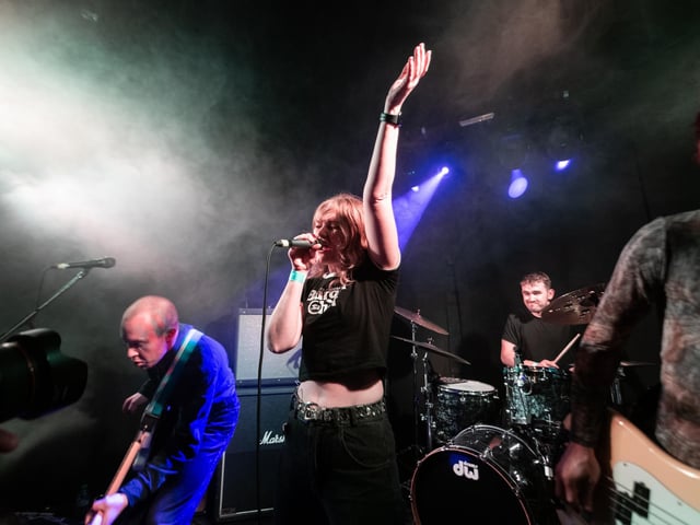 Slotface were the last band of the day on The Edge of The Wedge stage at Night Currents. Picture by Lorna Leahy