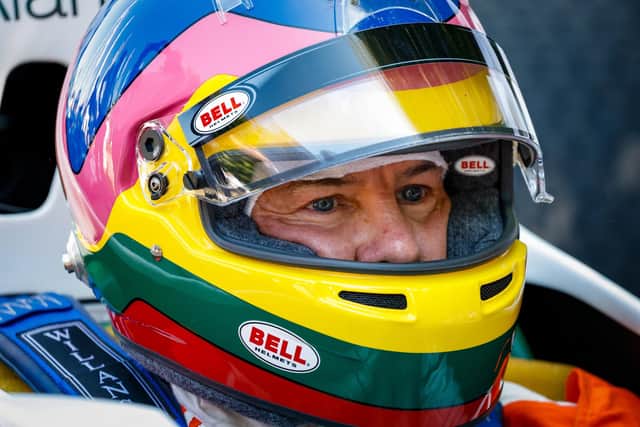Jacques Villeneuve pictured at this year's Goodwood Festival of Speed