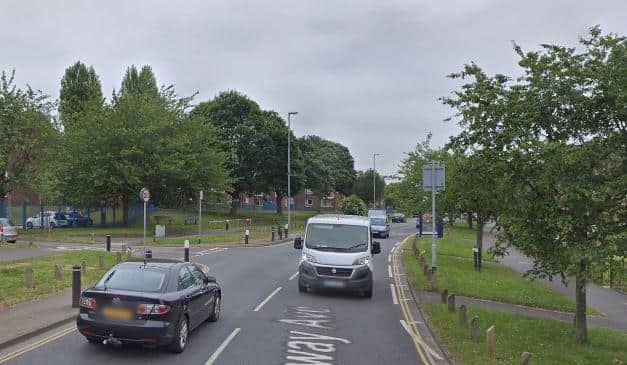 Firefighters were called out to Allaway Avenue