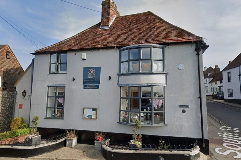 36 on the Quay at South Street, Emsworth, has managed to stay in the Michelin Guide and it is a very popular choice amongst locals. The restaurant is a destination venue, particularly during the holiday season.