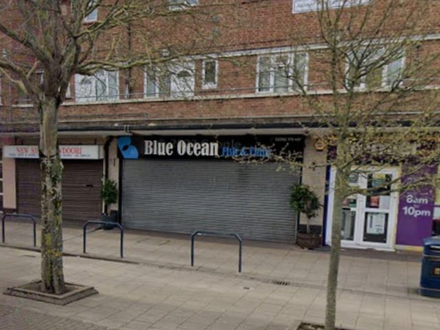 And Blue Ocean Fish And Chips, a takeaway at 147 Allaway Avenue, Portsmouth was given a score of three on October 18.