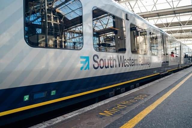 Alterations have been made to train services running between Portsmouth and London Waterloo this morning. Picture: South Western Railway