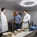 Alan Mak MP (right) with Windsor MP Jack Rankin and Structural Repairs CEO Roger Line