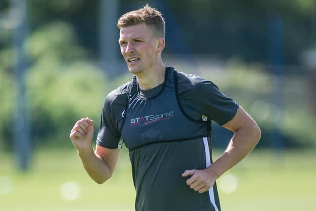 Paul Downing impressed in training after the lockdown period. Picture: Habibur Rahman