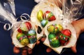 Mini Easter eggs. Picture: Chris Moorhouse