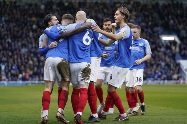 Pompey have to be celebrating success in League One next May. Picture: Jason Brown.