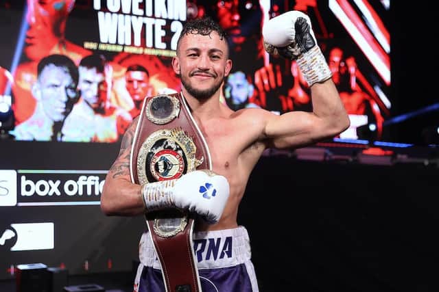 Michael McKinson will face American Vergil Ortiz Jr in March. Picture: Mark Robinson/Matchroom