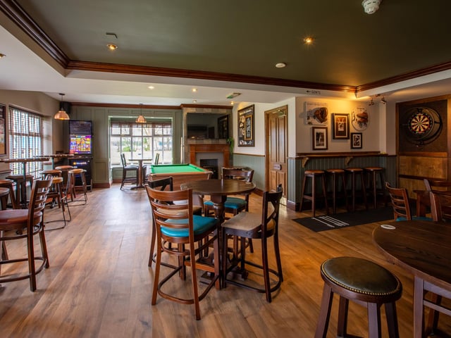 Sports bar area