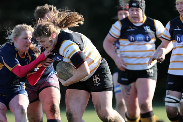 Natasha Davison in action for Valkyries against Ellingham & Ringwood last season. Picture: Chris Moorhouse