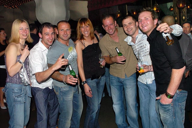 Revellers having a good time at Tiger Tiger in Gunwharf Quays back in the day.