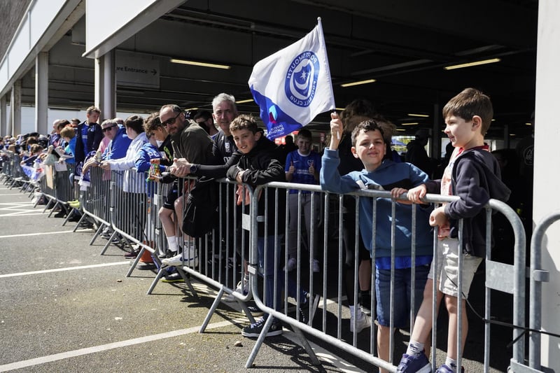Tickets for Pompey's remaining games of the season were hard to come by as fans anticipated a promotion party.