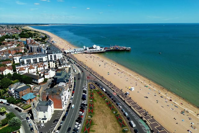 Kevin Fryer captured the glorious sunshine which basked over Portsmouth last weekend using his drone.