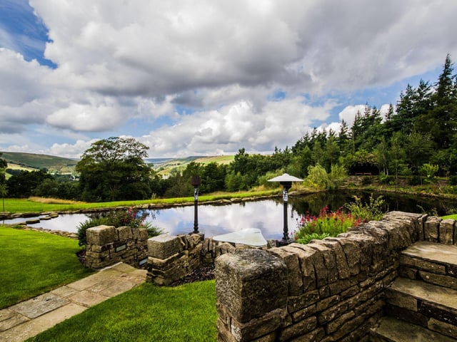 Amid the beautiful grounds sits a tranquil lake and waterfall, providing a wonderfully calm atmosphere to relax and unwind.