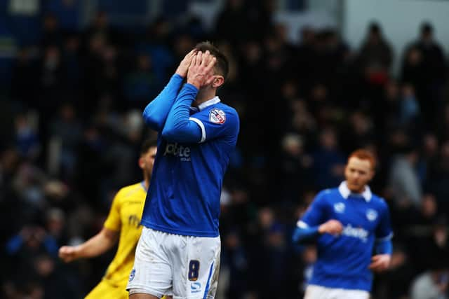 Jed Wallace misses his penalty against Exeter