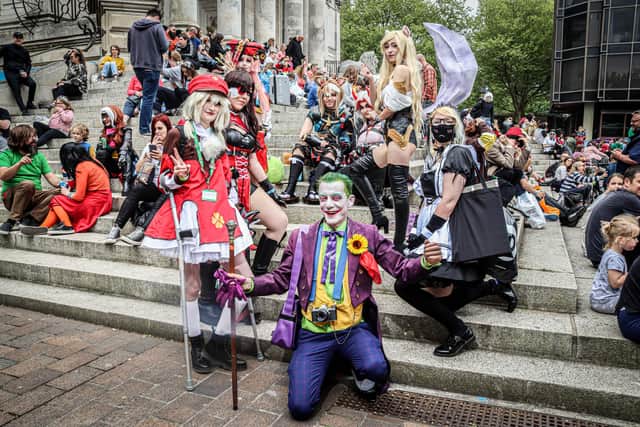 People dressed up in cosplay for last year's Comic Con
Picture: Habibur Rahman