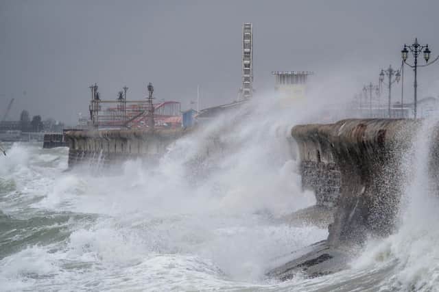 Storm Barra will be arriving in Portsmouth this week. Picture: Habibur Rahman