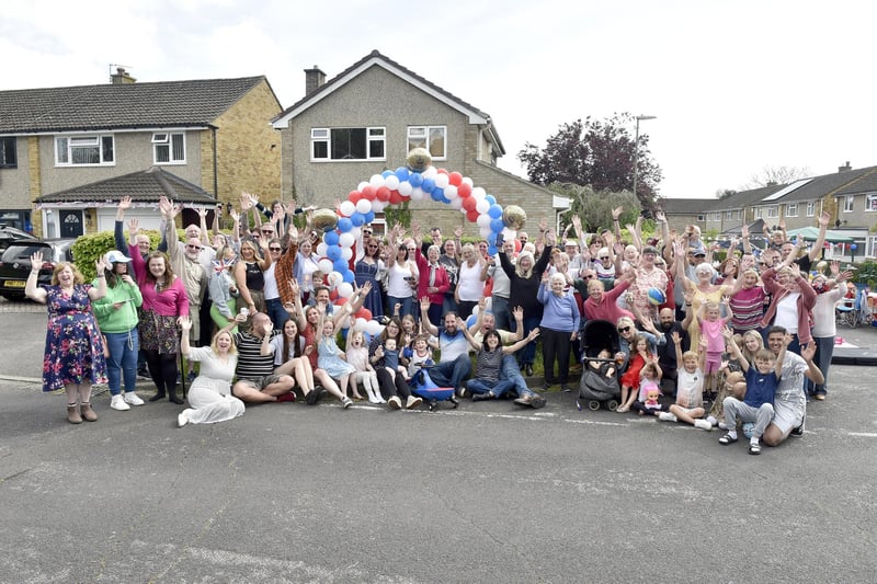 Tavistock Gardens and Luard Court in Havant held a street party on Sunday (070523-3640)