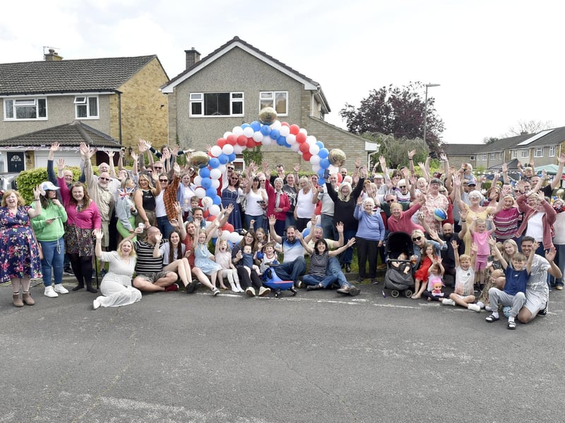 Tavistock Gardens and Luard Court in Havant held a street party on Sunday (070523-3640)
