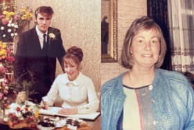 Wendy Benham has passed away at 75 and her family has paid tribute to her.
Pictured: (left) Wendy and her husband Stephen on their wedding day.