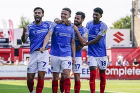Pompey were victorious at Cheltenham earlier in the season.