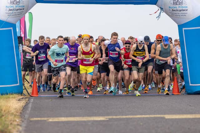 Startline at the Run the Runway event at Solent Airport.
Picture: Mike Cooter