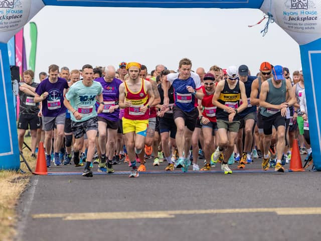Startline at the Run the Runway event at Solent Airport. 

Picture: Mike Cooter