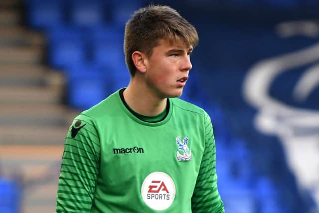 Ollie Webber is set to become Pompey's oldest current goalkeeper at 21-years-old. Picture: Nick Taylor/Liverpool FC/Liverpool FC via Getty Images