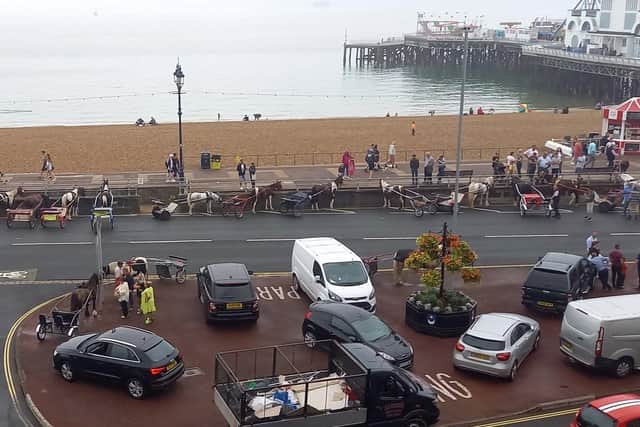 A convoy of about 100 horses travelled through Portsmouth on its way to Southsea seafront on Saturday, August 15, 2020
Picture taken by Anthony Green