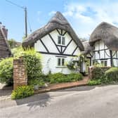 This three bedroom Grade II listed thatched cottage in Nether Wallop is on the market for £900,000. It is listed by Fine and Country.