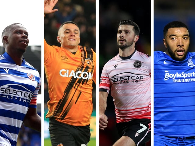From left: Lucas Joao, Tyler Smith, Shane Long, Troy Deeney.