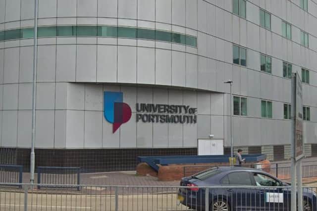 The University of Portsmouth has awarded an increasing number of places to students from disadvantaged backgrounds.