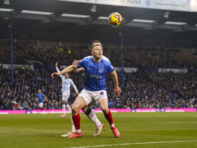 Pompey's Colby Bishop in action against Middlesbrough. Picture: Jason Brown/ProSportsImages