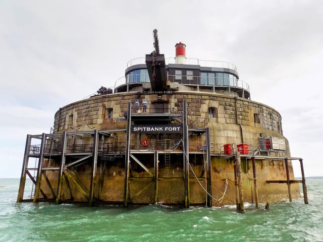 Plans for Spitbank Fort following its sale have not been disclosed yet but people are excited to see what the future of the fort holds.   Picture: Tony Weaver