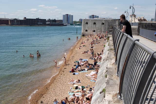 The Hotwalls in Old Portsmouth. Picture: Habibur Rahman