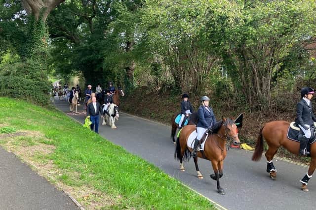 A horse parade in Wickham