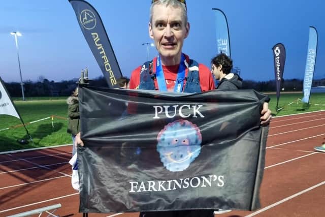 Antony Rose, from Lovedean, has Parkinson's disease. He is aiming to complete four 50 mile running races in 2023 to fundraise for Cure Parkinson's.
Antony on completing the South Downs Way 50