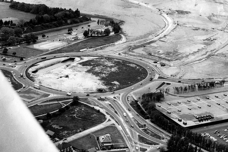 By 1970 Portsbridge roundabout was in use and three years later more reclamation of Portsmouth Harbour had begun to pave the way for the M275, M27 and the IBM North Harbour complex.