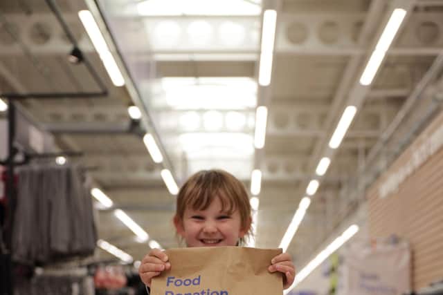 Donation bags are available so that Portsmouth shoppers can make a difference to the lives of children and their families.