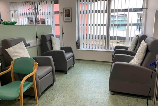 The new chemotherapy unit at Fareham Community Hospital.