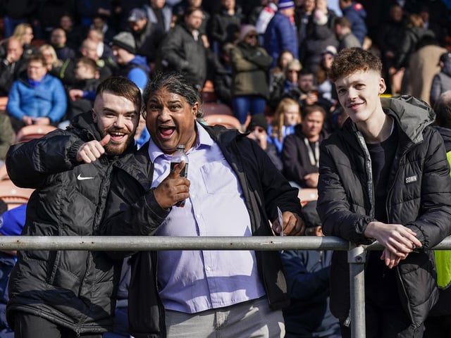 2,115 Pompey fans made the trip to Blackpool for Saturday's game at Bloomfield Road
