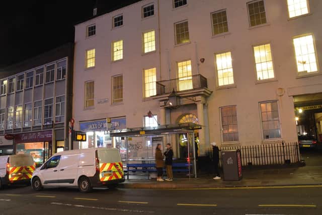 The building in Brighton where Bill Henham died. Picture: Sussex Police/PA Wire