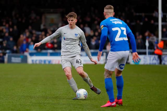 Left-back Steve Seddon will now be available for Pompey's extended season. Picture: Simon Davies