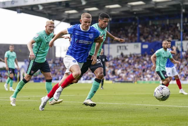 Pompey aren't expecting any unwanted outgoings in the final week of the transfer window, including the prolific Colby Bishop. Picture: Jason Brown/ProSportsImages