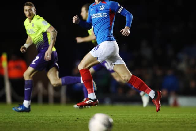 Tom Naylor believes Pompey are shaping up well for the play-off campaign. Picture: Joe Pepler