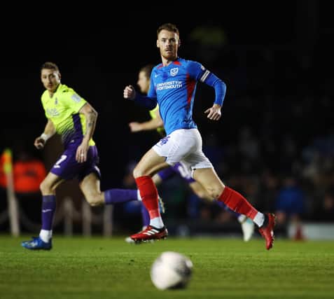 Tom Naylor believes Pompey are shaping up well for the play-off campaign. Picture: Joe Pepler