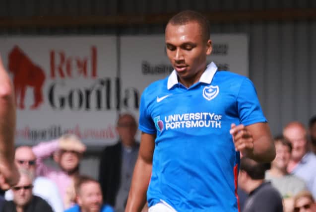 Triallist Layton Ndukwu is back after Pompey - 19 days after being rejected. Picture: Paul Collins