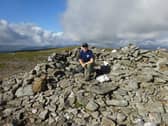 Rob Moriarty at the summit of Ben Chonzie