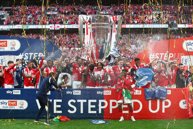 Nottingham Forest beat Huddersfield in last season's play-off final.