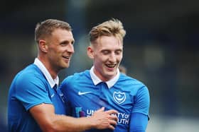Lee Brown and Ronan Curtis were a highly-productive double act down Pompey's left for more than three season. Picture: Joe Pepler